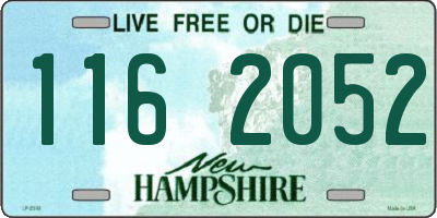 NH license plate 1162052
