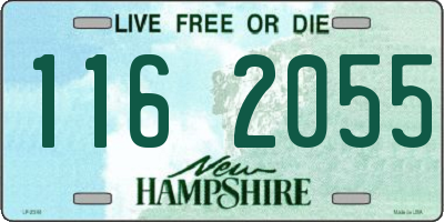 NH license plate 1162055