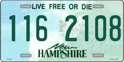 NH license plate 1162108