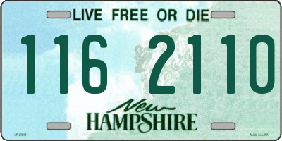 NH license plate 1162110