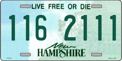 NH license plate 1162111