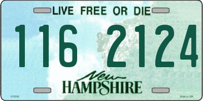 NH license plate 1162124