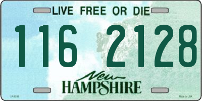 NH license plate 1162128