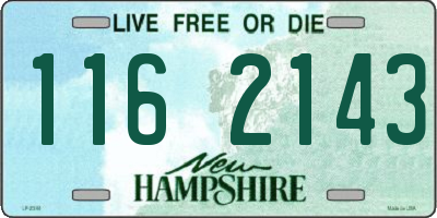NH license plate 1162143