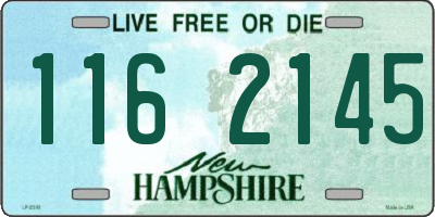 NH license plate 1162145
