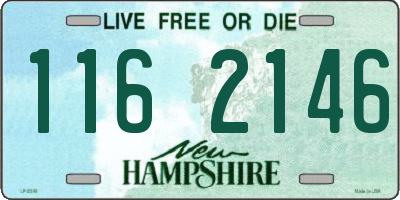 NH license plate 1162146