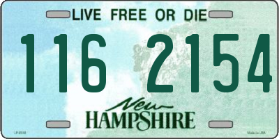 NH license plate 1162154