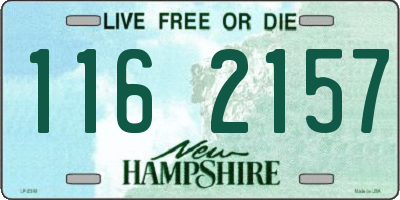NH license plate 1162157