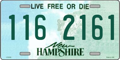 NH license plate 1162161