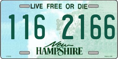 NH license plate 1162166