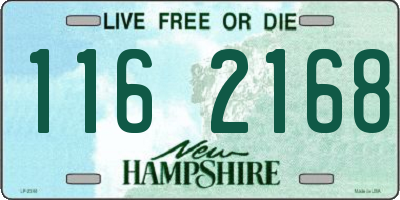 NH license plate 1162168