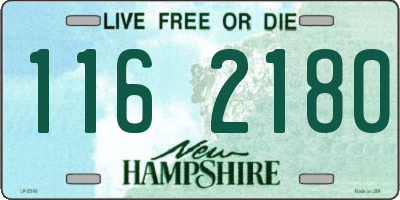 NH license plate 1162180
