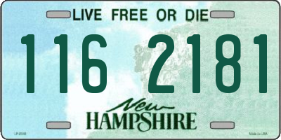 NH license plate 1162181