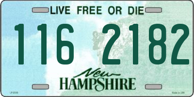 NH license plate 1162182