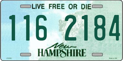 NH license plate 1162184