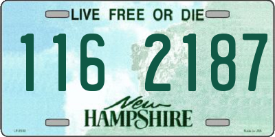 NH license plate 1162187