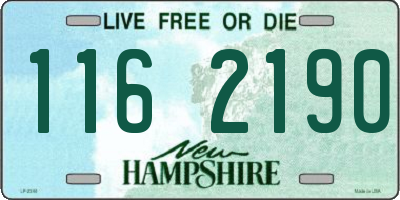 NH license plate 1162190