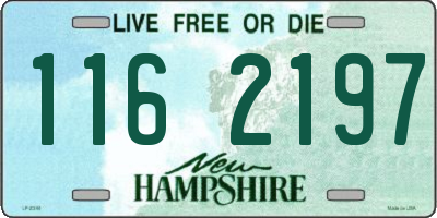 NH license plate 1162197