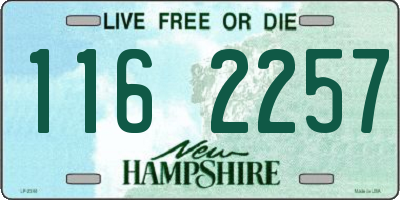 NH license plate 1162257