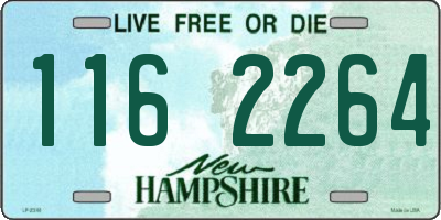 NH license plate 1162264