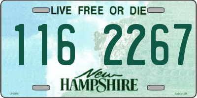 NH license plate 1162267