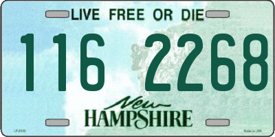 NH license plate 1162268