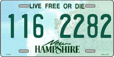 NH license plate 1162282
