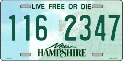 NH license plate 1162347