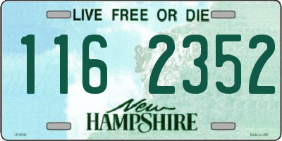 NH license plate 1162352
