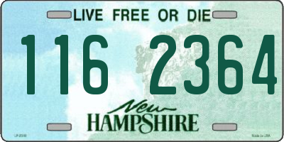NH license plate 1162364