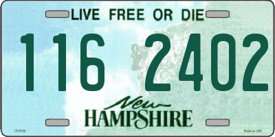 NH license plate 1162402