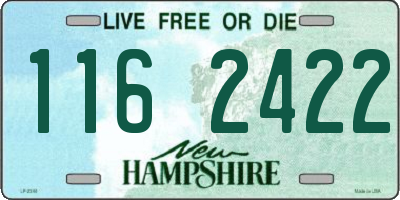 NH license plate 1162422