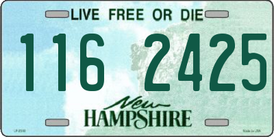 NH license plate 1162425