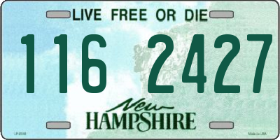 NH license plate 1162427