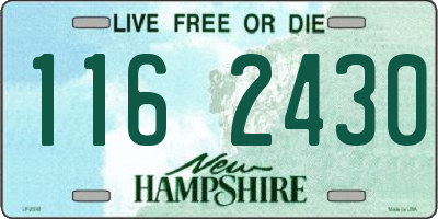 NH license plate 1162430