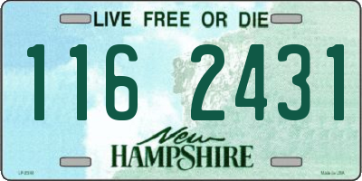 NH license plate 1162431