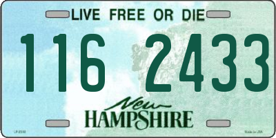 NH license plate 1162433