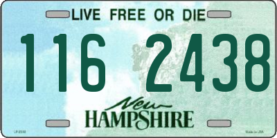 NH license plate 1162438