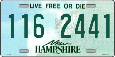 NH license plate 1162441