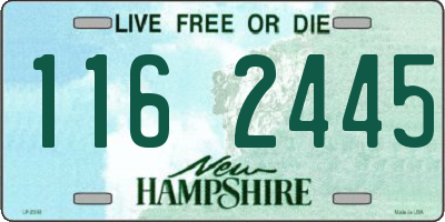 NH license plate 1162445