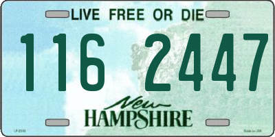 NH license plate 1162447