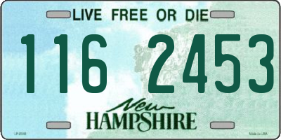 NH license plate 1162453