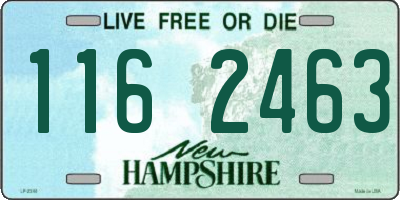 NH license plate 1162463