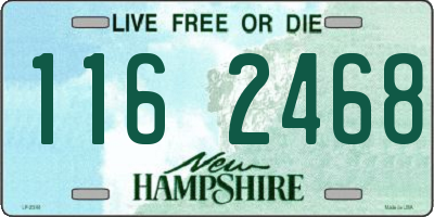 NH license plate 1162468