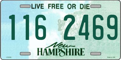 NH license plate 1162469