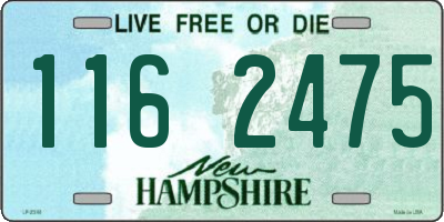 NH license plate 1162475