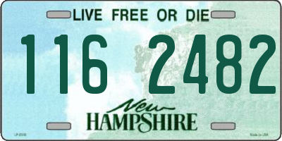 NH license plate 1162482