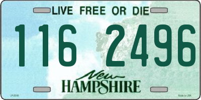 NH license plate 1162496