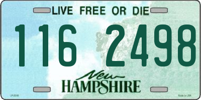 NH license plate 1162498