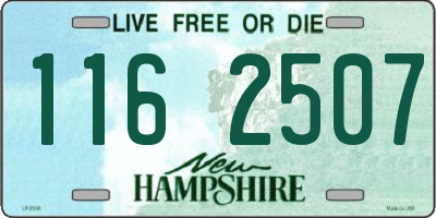 NH license plate 1162507